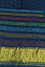 Multicolor Bandhani Pure Gajji Silk Saree - Luxurion World