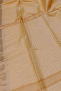 Pastel Bhagalpur Handloom Kota Checks Saree - Luxurion World