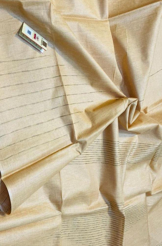 Pastel Handloom Bhagalpur Tussar Silk Saree - Luxurion World