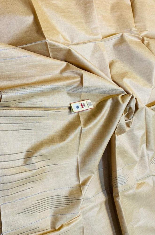 Pastel Handloom Bhagalpur Tussar Silk Saree - Luxurion World