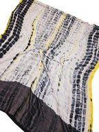 Multicolor Bhagalpur Mul Mul Cotton Shibori Design Saree - Luxurion World