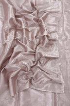 Pastel Chanderi Handloom Plain Tissue Silk Saree - Luxurion World