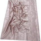 Pastel Chanderi Handloom Plain Tissue Silk Saree - Luxurion World