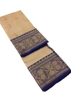 Pastel Handloom Chanderi Pure Tissue Silk Saree - Luxurion World