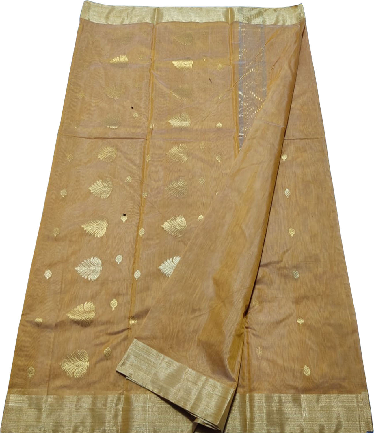 Pastel Chanderi Handloom Cotton Silk Saree - Luxurion World