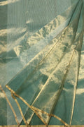 Exquisite Green Chanderi Handloom Pure Tissue Saree: A Timeless Elegance - Luxurion World
