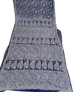 Get the Latest Blue Chikankari Saree Online - Hand Embroidered Georgette - Luxurion World