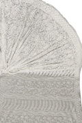 Off White Hand Embroidered Chikankari Chiffon Georgette Saree - Luxurion World