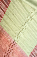 Pastel Handloom Gadwal Pure Silk Saree - Luxurion World