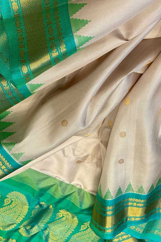 Shop the Latest Pastel Gadwal Silk Sarees Online - Perfect for Any Occasion! - Luxurion World