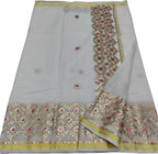 Off White Gota Patti Work Kota Doria Saree - Luxurion World