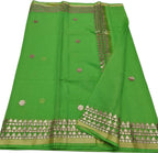 Green Gota Patti Work Kota Doria Saree - Luxurion World