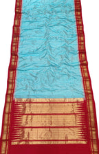 Blue Ilkal Handloom Pure Silk Saree - Luxurion World