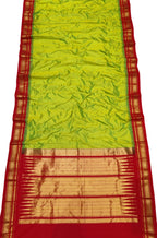 Green Ilkal Handloom Pure Silk Saree - Luxurion World