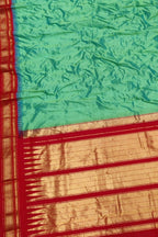 Green Ilkal Handloom Pure Silk Saree - Luxurion World