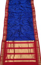 Blue Ilkal Handloom Pure Silk Saree - Luxurion World