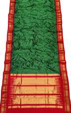 Green Ilkal Handloom Pure Silk Saree - Luxurion World