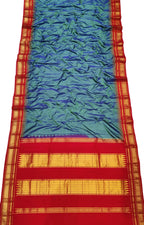 Blue Ilkal Handloom Pure Silk Saree - Luxurion World