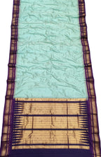 Blue Ilkal Handloom Pure Silk Saree - Luxurion World