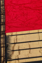 Red Ilkal Handloom Pure Silk Saree - Luxurion World