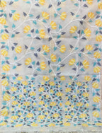 Pastel Jamdani Pure Muslin Silk Saree - Luxurion World