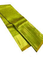 Green Handloom Kanjeevaram Pure Silk Saree - Luxurion World