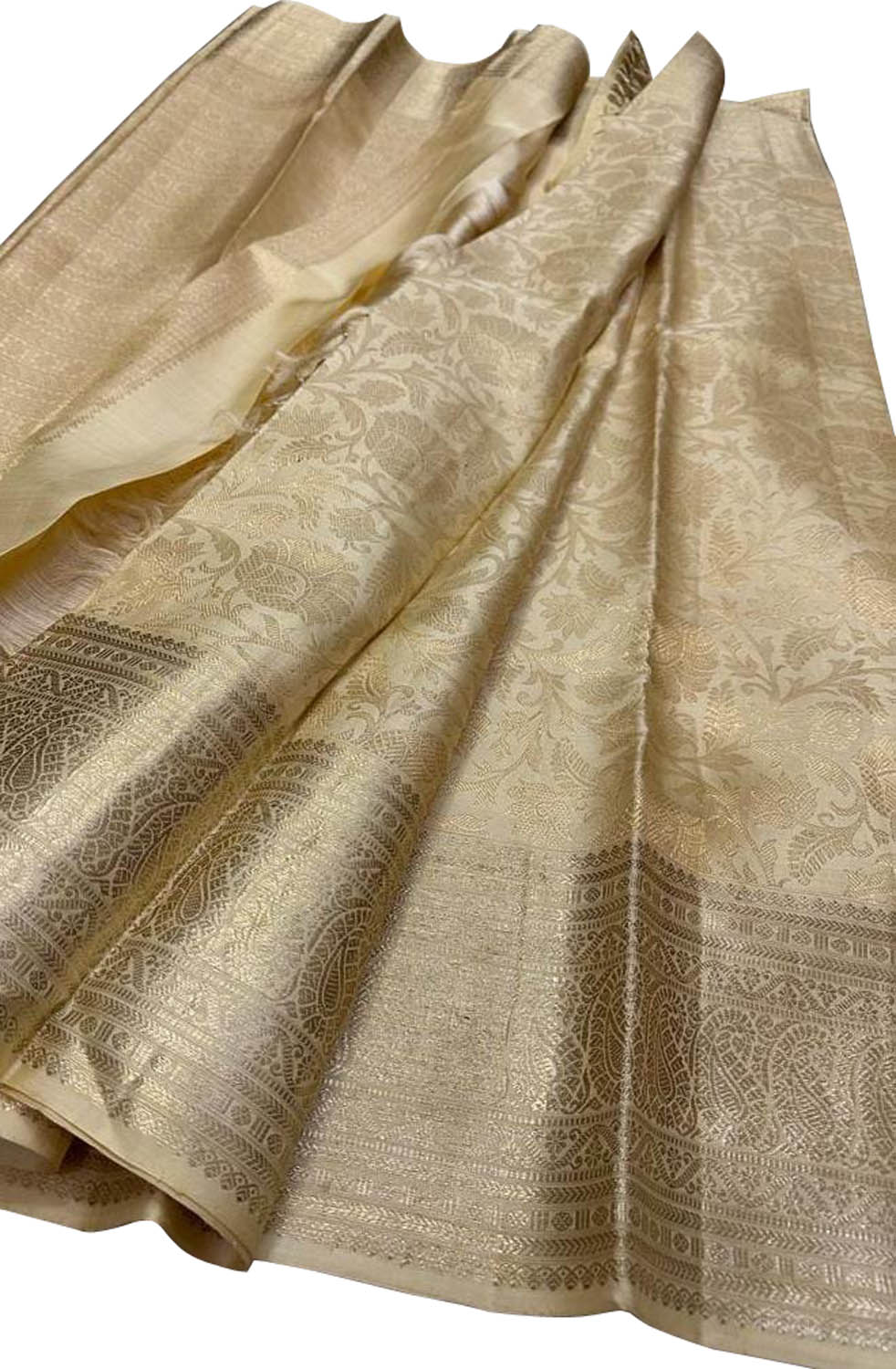 Pastel Kanjeevaram Handloom Pure Silk Saree - Luxurion World