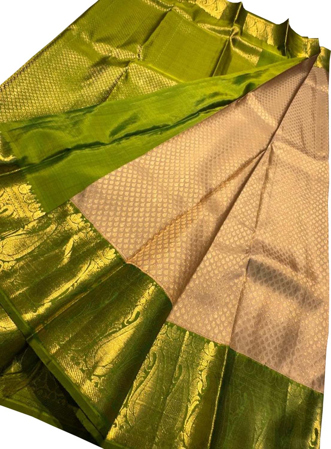 Pastel Kanjeevaram Handloom Pure Silk Saree - Luxurion World