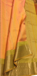 Exquisite Yellow Kanjeevaram Handloom Pure Silk Saree: Timeless Elegance - Luxurion World