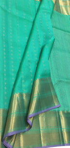 Exquisite Blue Kanjeevaram Handloom Silk Saree - Luxurion World