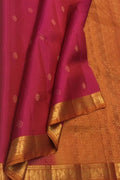 Exquisite Pink Kanjeevaram Handloom Silk Saree - Luxurion World