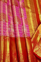 Exquisite Pink Kanjeevaram Handloom Pure Silk Saree: A Timeless Elegance - Luxurion World