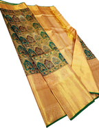 Exquisite Multicolor Tissue Silk Kanjeevaram Saree - Luxurion World