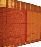 Red Handloom Kanjeevaram Pure Silk Saree - Luxurion World