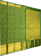 Green Handloom Kanjeevaram Pure Silk Saree - Luxurion World