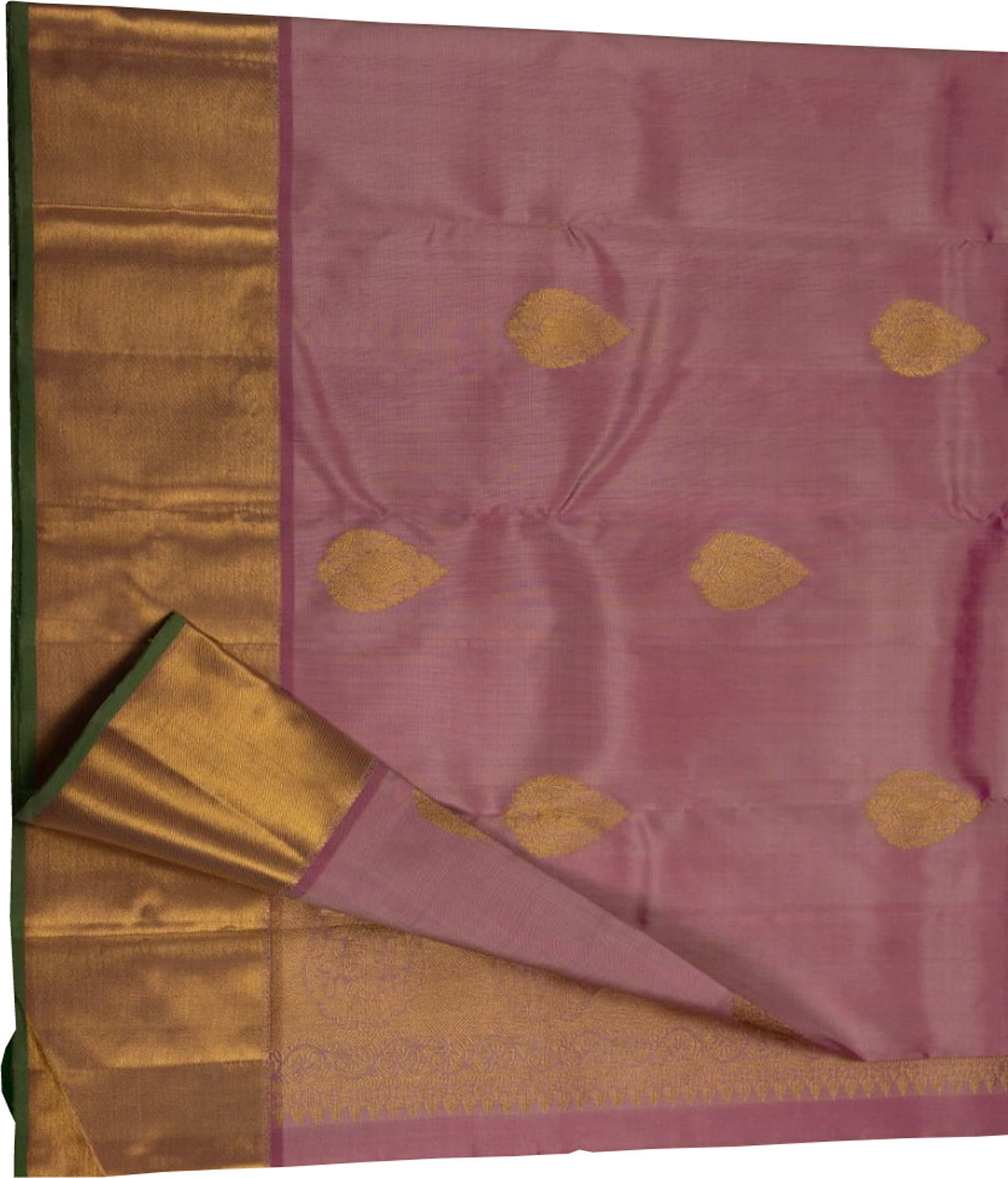 Pink Handloom Kanjeevaram Pure Silk Saree - Luxurion World