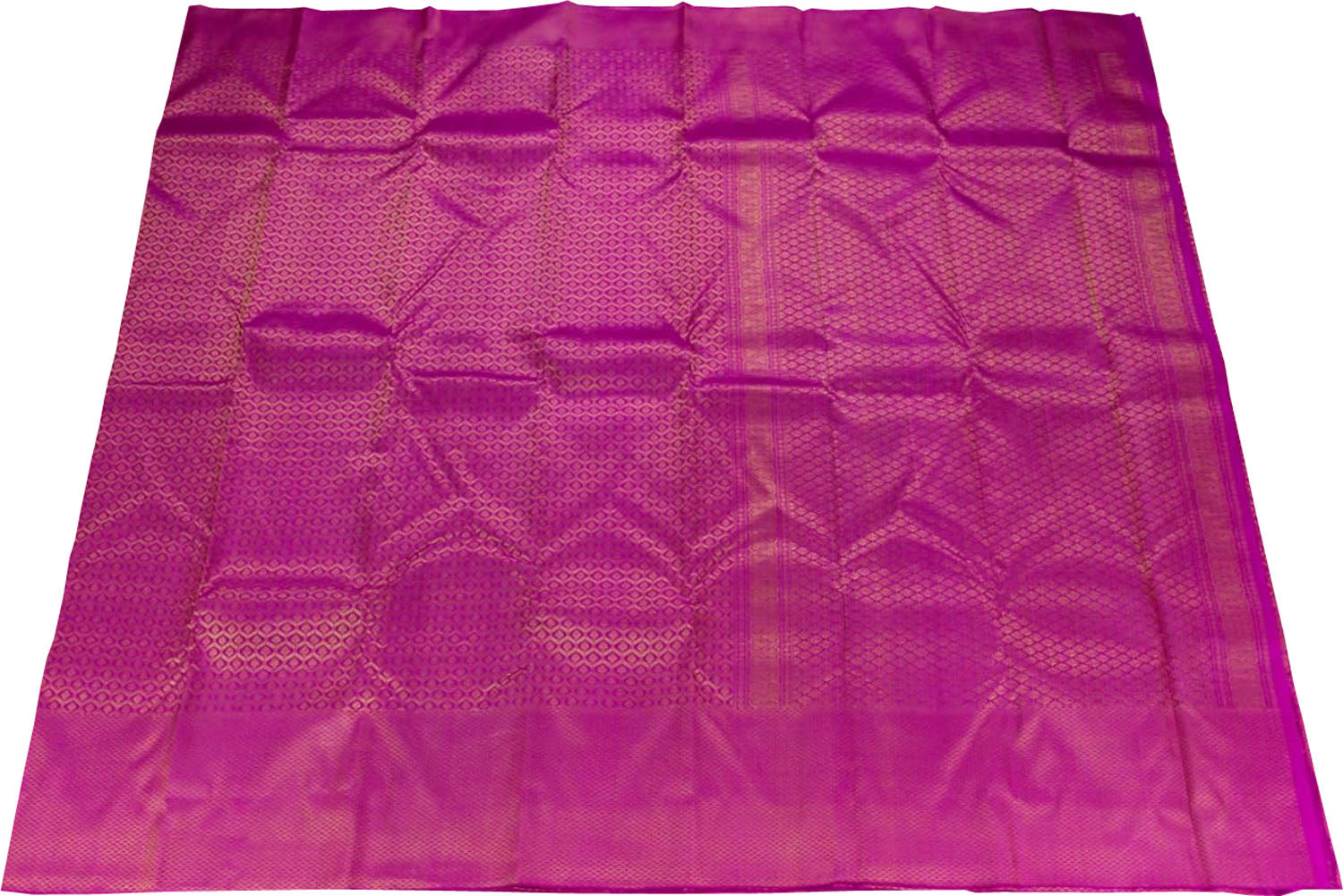 Pink Kanjeevaram Handloom Pure Silk Saree - Luxurion World