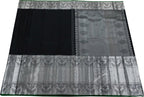 Elegant Black Kanjiwaram Pure Silk Saree: Pure Luxury and Timeless Beauty - Luxurion World