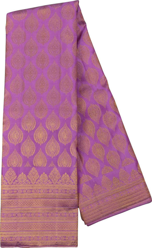 Elegant Pink Kanjiwaram Pure Silk Saree: Pure Luxury in Every Thread