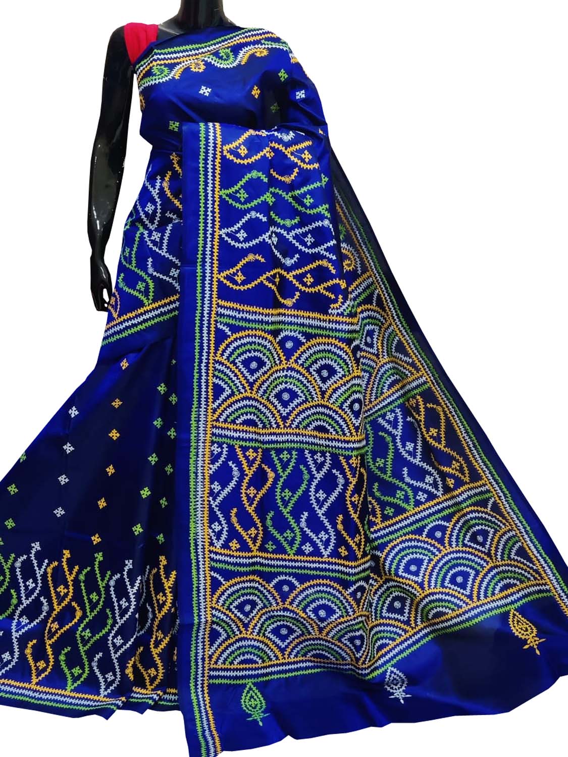 Silk Saree, Handmade Silk Saree With Blouse Piece, Certified Silk With Silk  Mark Tag - Etsy