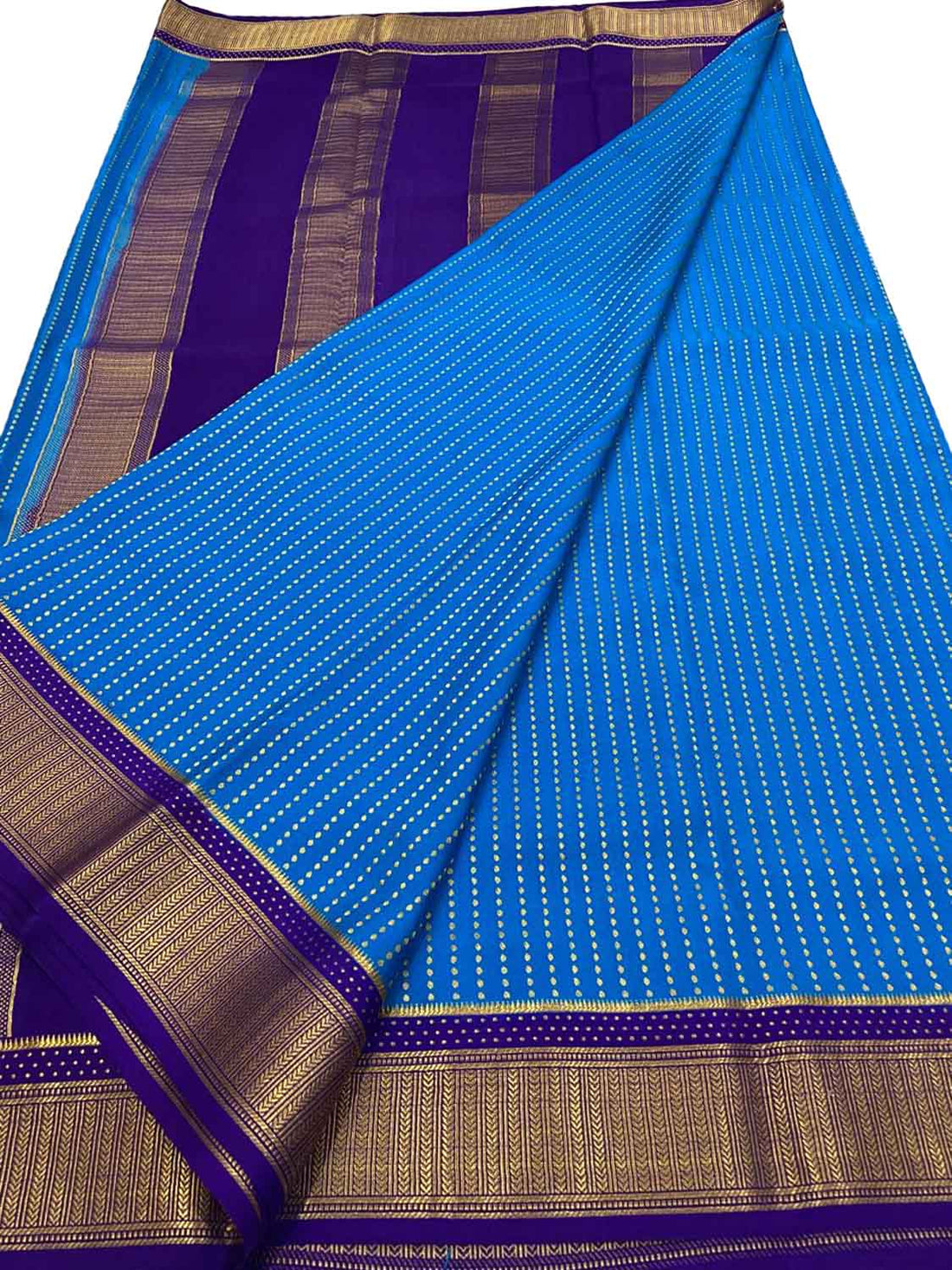 Pure Crepe Silk Saree with Digital Print and Zari Border – Elegant Festive and Wedding Saree for Women