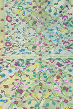 Multicolor Paithani Handloom Pure Silk Brocade Saree - Luxurion World