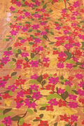 Multicolor Paithani Handloom Pure Silk Brocade Saree - Luxurion World