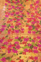 Multicolor Paithani Handloom Pure Silk Brocade Saree - Luxurion World
