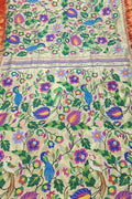 Multicolor Paithani Handloom Pure Silk Saree - Luxurion World