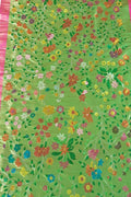 Green Paithani Handloom Pure Silk Saree - Luxurion World