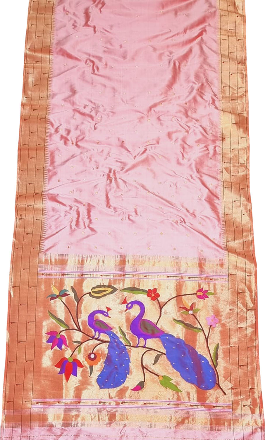 Exquisite Pink Paithani Handloom Pure Silk Saree: A Timeless Elegance - Luxurion World