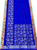 Exquisite Blue Paithani Handloom Silk Saree: A Timeless Masterpiece - Luxurion World