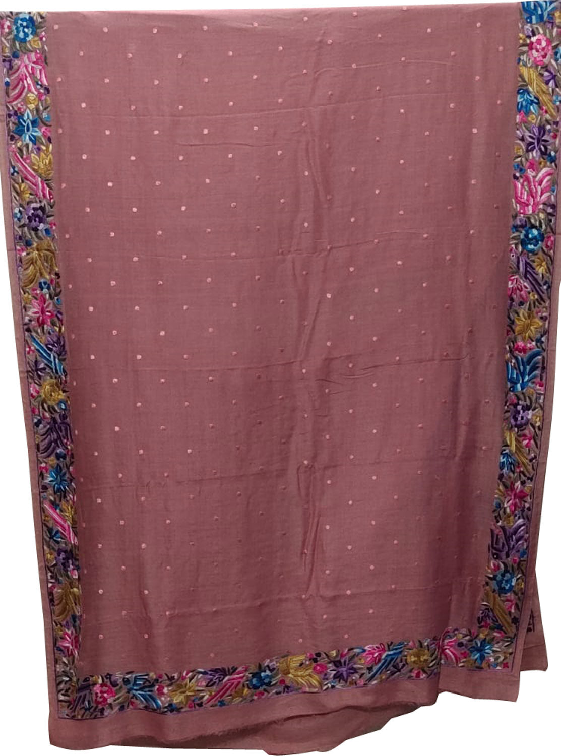 Parsi Gara Tussar Silk Saree: Pink Hand Embroidery Elegance - Luxurion World