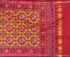 Yellow Handloom  Semi Patan Patola Pure Silk Saree - Luxurion World